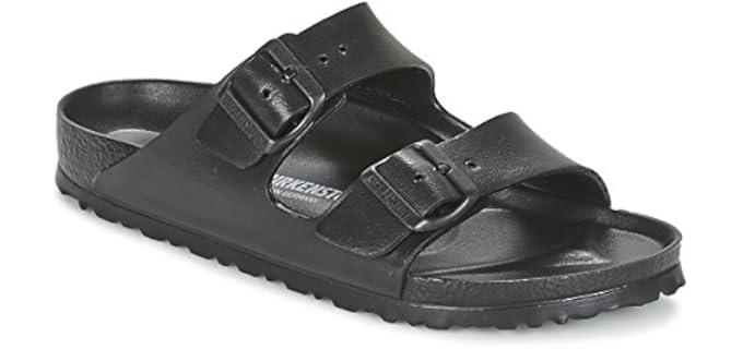 Birkenstock Men's Arizona Essentials - Buckle Slide Sandal