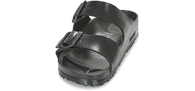 Birkenstock Men's Arizona Essentials - Buckle Slide Sandal