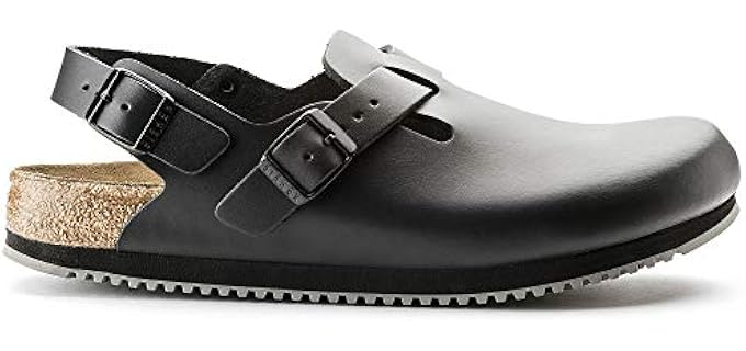 Birkenstock Unisex Tokio - Closed Toe Leather Sandals for Bunions