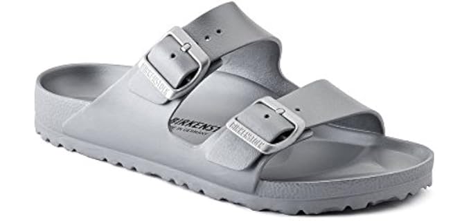 Birkenstock Women's Arizona Essentials - Buckle Slide Sandal