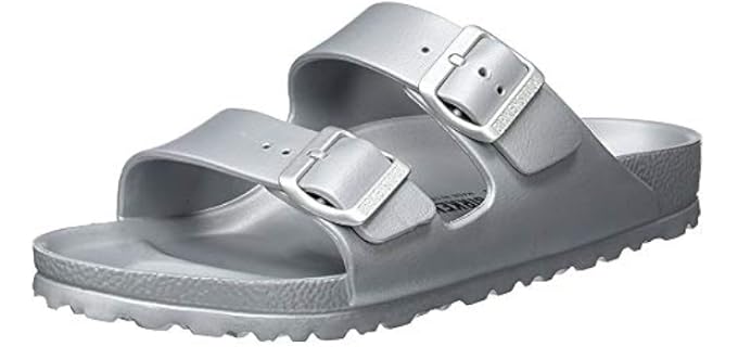 Birkenstock Women's Arizona Essentials - Buckle Slide Sandal