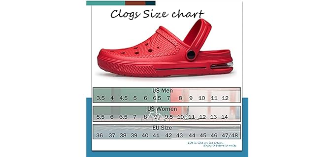 BNV Women's water - Unisex Gardening Clogs