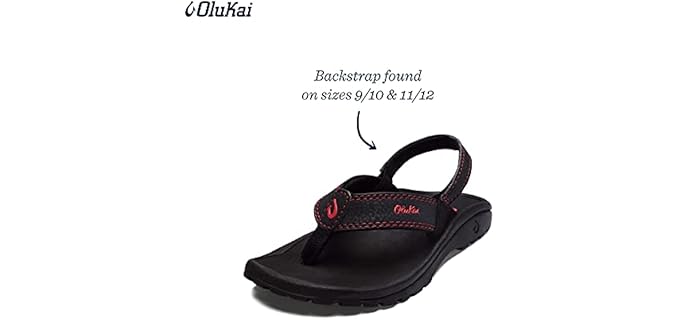 Olukai Girls's Ohana 2 - Arch Support Flip Flops for Kids