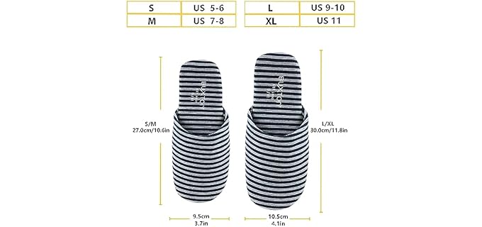 Buxton Women's Cozy - Lightweight Travel Slippers