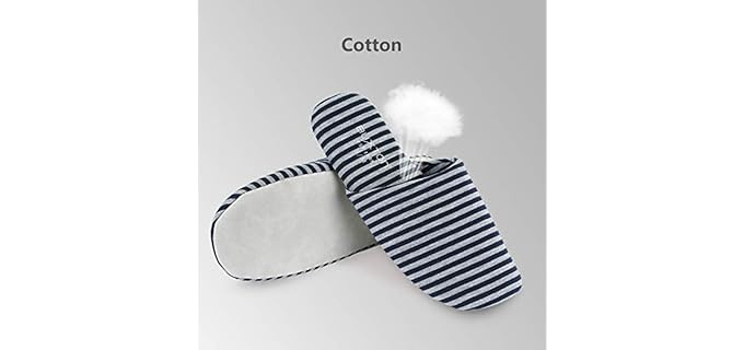 Buxton Women's Cozy - Lightweight Travel Slippers