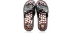 Byriver Men's Acupressure Stones - Massage Sandals