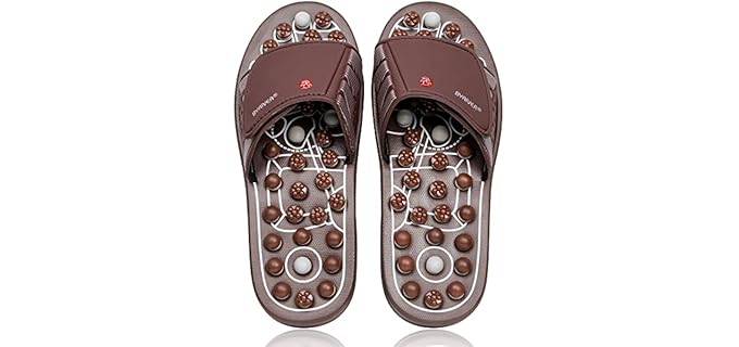 Byriver Women's Accupressure - Massage Sandals
