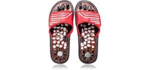 Byriver Women's Acupressure Stones - Massage Sandals