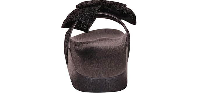 Cambridge Women's Select - Slip On Sandals with a Bow On Top