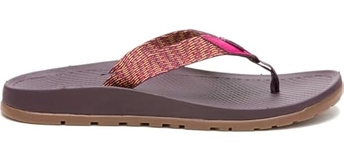 Chaco Women's Lowdown - Flip Flop for Narrow Feet