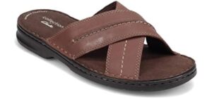 Clarks Men's Malone Cross - Sandals for Supination