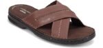 Clarks Men's Malone Cross - Sandals for Plantar Fasciitis