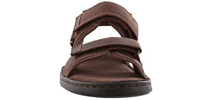 Clarks Men's Malone Shore - Sandals for Heel Spurs