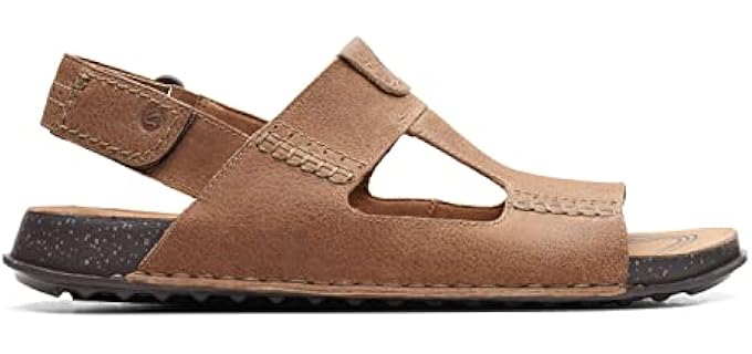 Clarks Men's T-Bar - Sandals for Diabetic Feet
