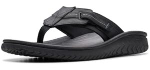 Clarks Men's Wesley Sun - Premium Flip-Flops for Sesamoiditis
