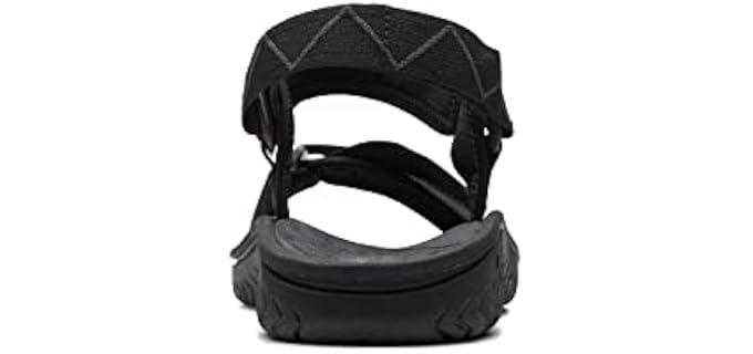 Clarks Men's Wesley Trail - Casual Sandals for Big Feet