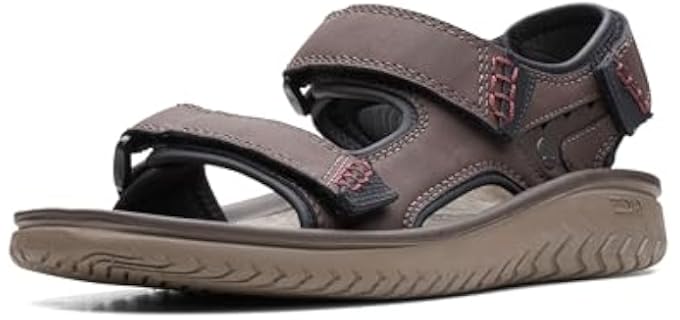 Clarks Men's Wesley Bay - Hammer Toes Casual Sandal