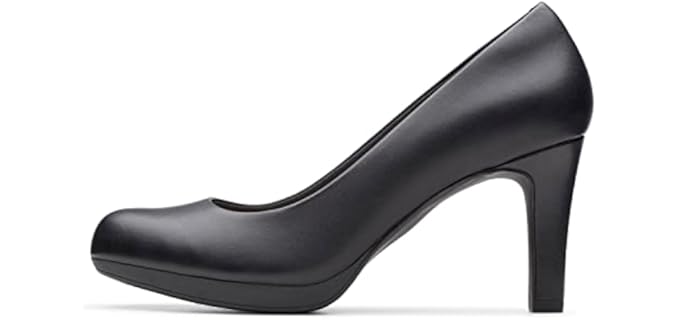 Clarks Women's Adriel Viola - Comfortable Pump Heels for Work