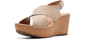 Clarks Women's Annadel - Dress Sandals for Cruise Ships