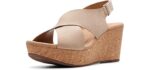 Clarks Women's Annadel - Dress Sandals with a Cork Footbed