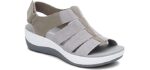 Clarks Women's Arla Shaylie - Sandal for Plantar Fasciitis
