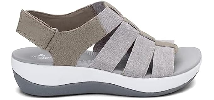 Clarks Women's Arla Shaylie - Sandal for Plantar Fasciitis