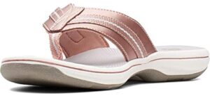 Clarks Women's Brinkley Jazz - Walking Flip Flop Sandals
