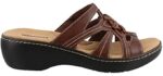 Clarks Women's Delana Venna - Wide Width Wedge Sandals