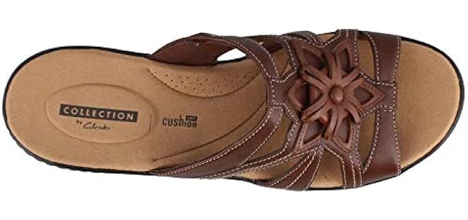 Clarks Women's Delana Venna - Wide Width Wedge Sandals