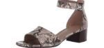 Clarks Women's Elisa Dedra - Comfortable Block Heel Sandals