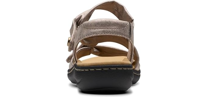 Clarks Women's Laurieann Bell - Memory Foam BackStrap Sandal