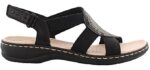 Clarks Women's Leisa Joy - Dressy Sandals for Overweight Men and Women