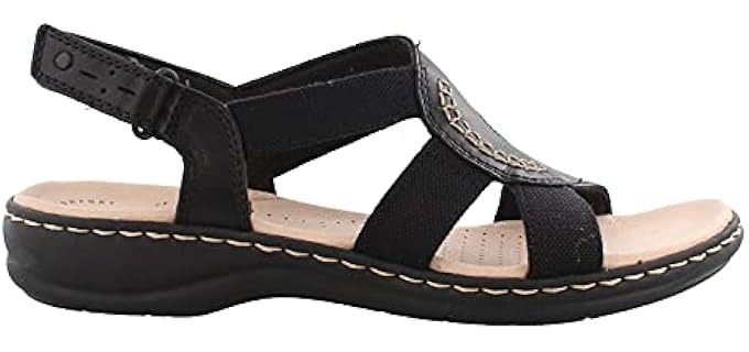 Clarks Women's Leisa Joy - Dressy Sandals for Overweight Men and Women