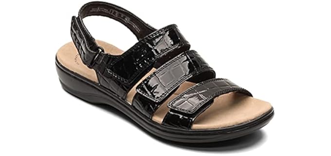 Clarks Women's Leisa Melinda - Sandals for Plantar Fasciitis