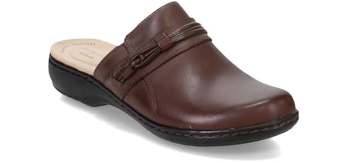 Clarks Women's Leisa Clover - Comfortable Mules for Work