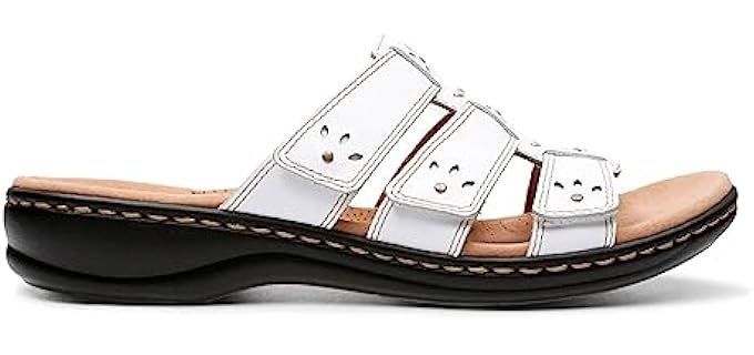 Clarks Women's Leisa Spring - Sandal for Plantar Fasciitis
