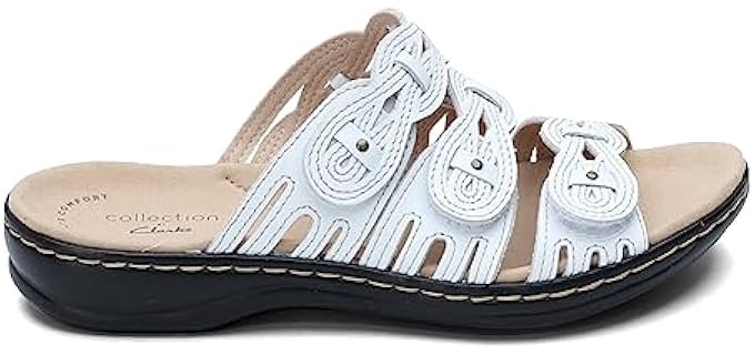 Clarks Women's Leisa Faye - Professional Dress Sandals for Nurses