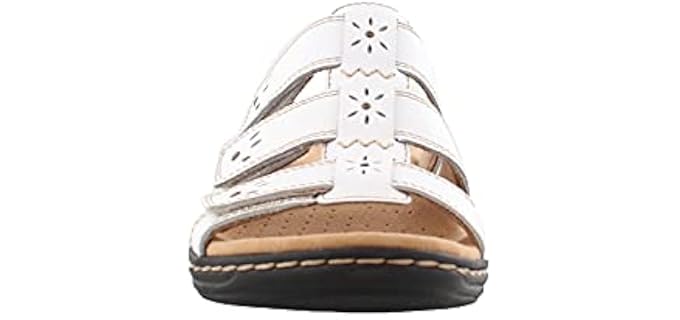 Clarks Women's Leisa Spring - Sandal for Plantar Fasciitis