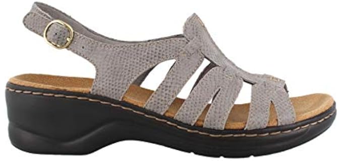 Clarks Women's Lexi - Wide Width Wedge Sandal