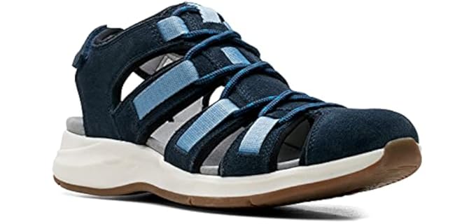 Clarks Women's Solan Sail - Comfortable Walking Sandal