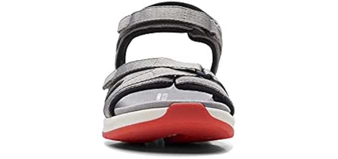 Clarks Women's Solan Drift - Comfy Walking Sandal