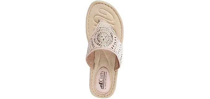 White Mountain Women's Cliffs - Casual Comfort Sandals