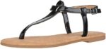 Cloverlay Women's Strappy - Sandals with T-Strap