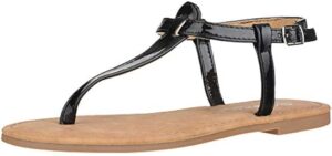 Cloverlay Women's Strappy - Sandals with T-Strap