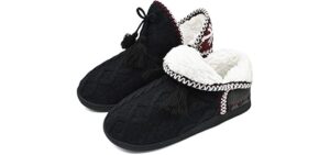 Coface Women's Boot - Metatarsalgia Warm Slippers with Memory Foam