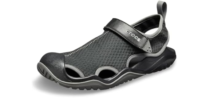 Crocs Men's Swiftwater - Water Sandals for Kayaking Comfort