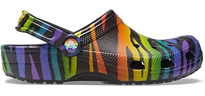 Crocs Women's Classic Printed - Waterproof Clog Sandal