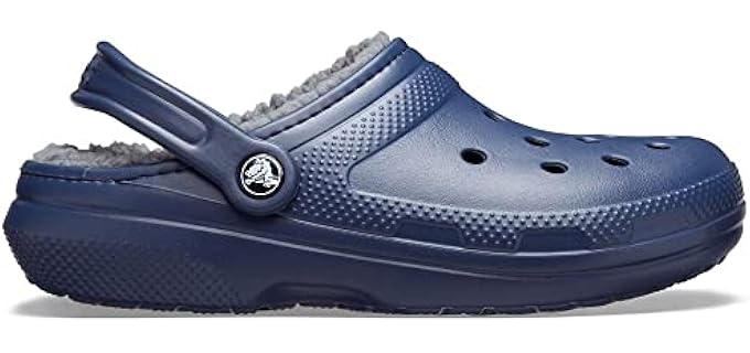 Crocs Unisex Lined Clog - Fuzzy Slippers for Camping