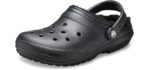 Crocs Men's Fuzzy - Diabetic Feet Slippers