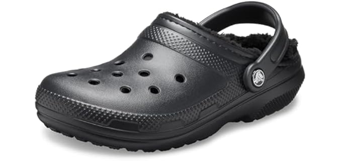 Crocs Men's Fuzzy - Diabetic Feet Slippers